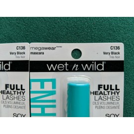 wet n wild Lot 4 Wet N Wild Megawear Mascara Enhance & Define #C136 Very Black 0.24 oz