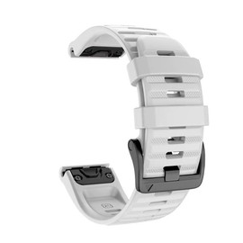 Fleshy Leaf 22mm Band Bracelet Strap Compatible for Garmin Fenix 8 AMOLED-47mm Fenix 7,Fenix 6,Fenix 6 Pro,Fenix 5,Fenix 5 Plus,Approach S60 S62,Forerunner 935 945,Quick Release Strap Wristband (white-1)