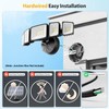 Onforu 15000lm LED Flood Lights Outdoor, 5 Adjustable Heads, Switch