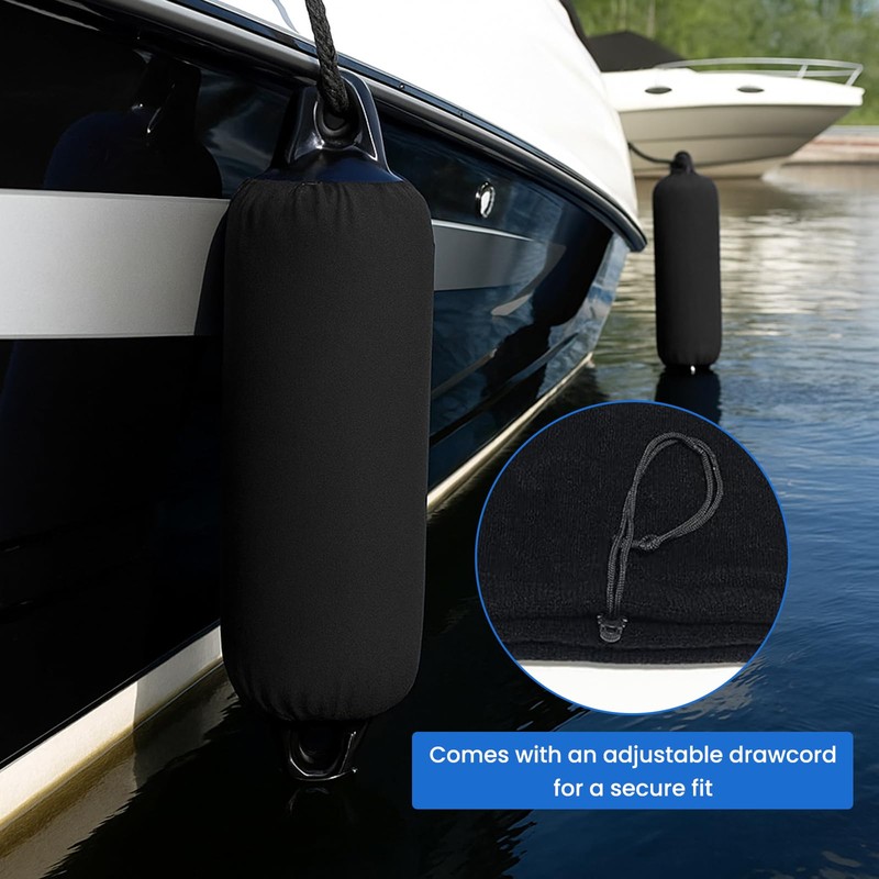 Boat Fender Covers - Marine Grade Protective Socks for Dock
