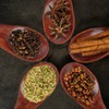 Katyjun Pack of 11 Mini Spice Spoons, 6 cm Wooden