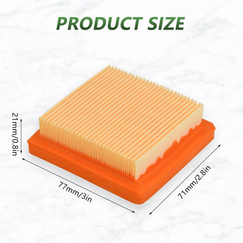 5-Pack Air Filter for Stihl 4180-141-0300 41801410300 KM91R KM131 FS89