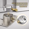 Bwintech 1 Set Hidden Shackle Padlock with Cover, Solid Steel