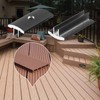 100PCS Composite Decking Clips,Fastener Board Clip,Aluminium Hidden Spacer Clips with