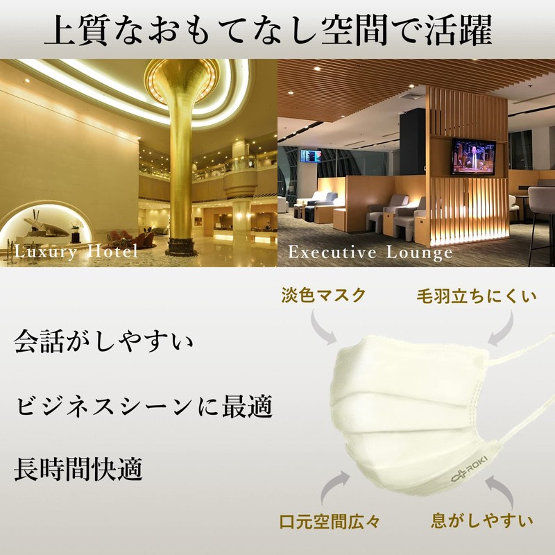 ROKI Matoi Loki Non-Woven Mask, 7 Pieces, Regular Size (Created