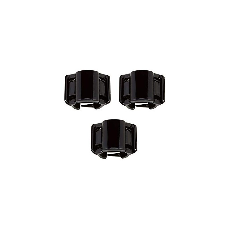 Linziclip Mini pinza de mandíbula para el cabello, negro y