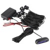 Auto LED Parking Sensor Backup Radar System Buzzing Alarm Weatherproof