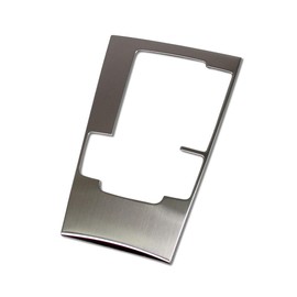 RUIQ New Mazda 3 Sedan/Fastback BP Series 2019.06 ~ Interior Stainless Steel Gear Shift Lever Cover Garnish Multimedia Button Cover Rim Mazda3 Mazda 3 Exclusive Design (Silver)