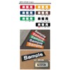 Parking Lot Car Locks Sticker for Visitors, Set of 6,
