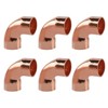 7/8" ID Copper 90 Degree Elbows Welding Joint Copper Pipe