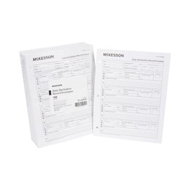 McKesson Daily Sterilization Record Envelope for Each Cycle Laboratory Sterilization Process - White, 8 1/2 in x 11 in, 100 Count, 1 Pack