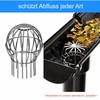 Leaf Catcher and Downpipe Grille Made of Stainless Steel Available