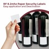 1000 Paper Security Labels 1.5 X 1.5 Inch RF 8.2Mhz
