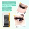 NAGARAKU 6D Lashes, W Shape Eyelash Extensions 0.07mm D Curl