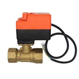 Motorised or manual 2-way motor ball valve zone valve 2-way valve electric AC 220V 1/2 3/4 1 1-1/4 1-1/2 2 inch (3/4 inch DN20)