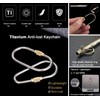 J452 Small Locking Carabiner,Titanium Key Carabiner,Key Chain for car, Mini