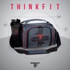 ThinkFit Red Reusable Lunch Bag with 6 Portion Control Containers,