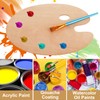 CYEAH 20 Pcs Wooden Paint Palette Paint Tray Palettes for