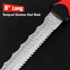 Goldblatt 8Inch Insulation Knife Stainless Steel Blade Double Side Utility