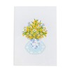 3D Daffodil Flower Vase Pop Up Card, 3D Popup Greeting