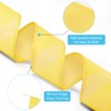 LaRibbons Yellow Linen Wired Ribbon, 2.5 Inch x 12 Yard