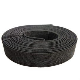 CUSHYSTORE 35 Yards Stretch Elastic Band Strap for Sewing Crafts Handmade Making (Black, 3/4")