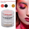 Face Body Paint 4 Colors Hypoallergenic Makeup Face Painting Palette