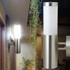applique moderne lampe extérieur lumière résistant aux intempéries boîtier acier
