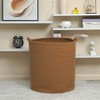 Homlikelan 90L Oversize Woven Laundry Basket,Cotton Tall Laundry Hamper for