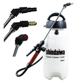2-Gallon Heavy-Duty Compression Sprayer for Professional Use, 3 Spray Nozzles, Chrome Steel Wand and Cushioned Grip, Pressure Relief Valve, for Spraying Plants, Lawns, Weeds & Pests