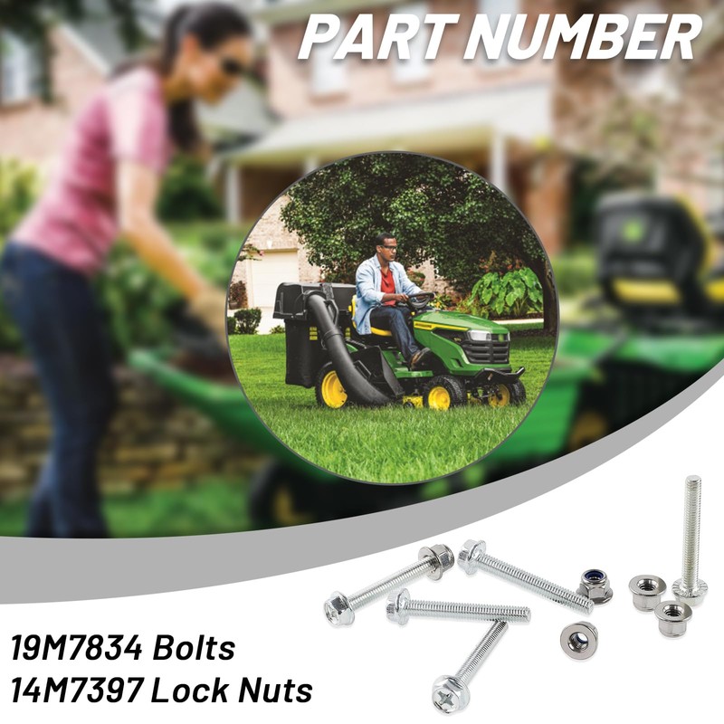 XTPTFABS 19M7834 14M7397 for John Deere Equipment Screw and Lock
