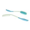 TOVINANNA Long Handle Hair Comb Set of 2 Curved Plastic