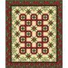 Quilting Treasures Poinsettia Roundabout - 64" X 76" Poinsettia Symphony