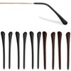 KECHIO Silicone Anti-Slip Eyeglass End Tips Ear Sock Pieces Tube