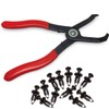 Plastic Push Rivet Removal Tool with 12 Rivets for CFMOTO