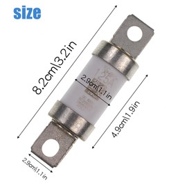 VOZINMOST 125 Amp New Energy High Voltage Automotive Fuse Replacement for PEC 125A DC500V BC20000A