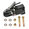 2-5/16" Adjustable Trailer Coupler, 15000LBS Capacity Heavy Duty Channel-Mount Cast