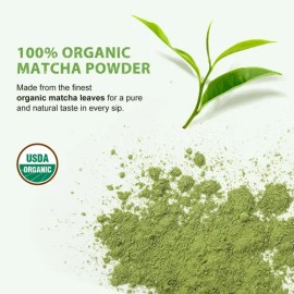 Soeos Matcha Orgánico En Polvo Soeos, 113 G (2 Paquetes)                                                                                              