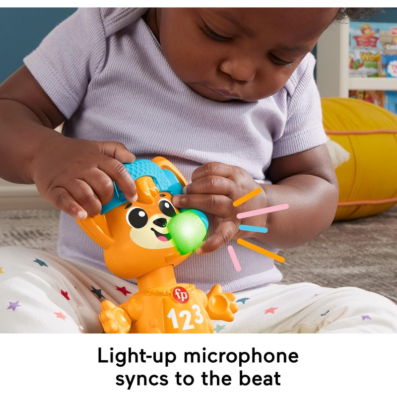 Fisher-Price Baby Learning Toy Link Squad Opposites Fox with Music