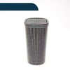 TUCKBOLD Auto Car Trash Can Durable Front Seats Trash Bin