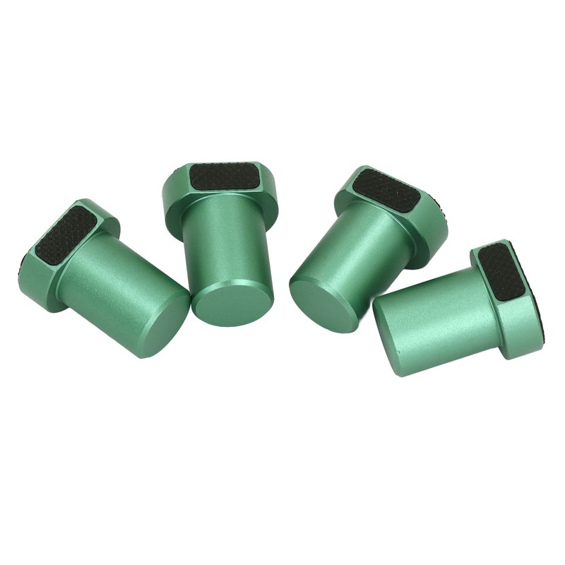 4 Pcs 19mm Bench Dog Green Aluminum Alloy Workbench Peg