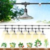 EVERYGROW Outdoor Waterproof Grow Light, 41FT Daisy Chain LED, Full
