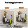 Kitchen Sink Caddy Organizer 304 Stainless Steel Sponge Soap Brushes