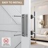JUBEST 12'' Sliding Barn Door Handle Pull Flush Handle Set,