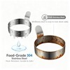 NovaFuse Set of 4 Fried Egg Moulds, Stainless Steel Egg