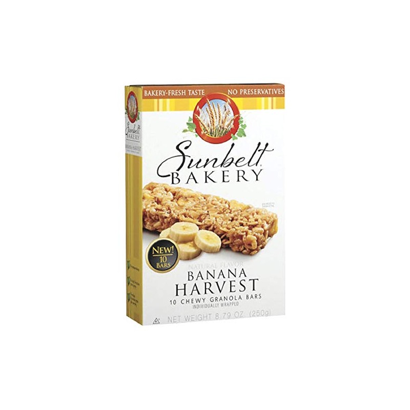 Sunbelt Bakery Banana Oat Chewy Granola Bars 10 Ct [3