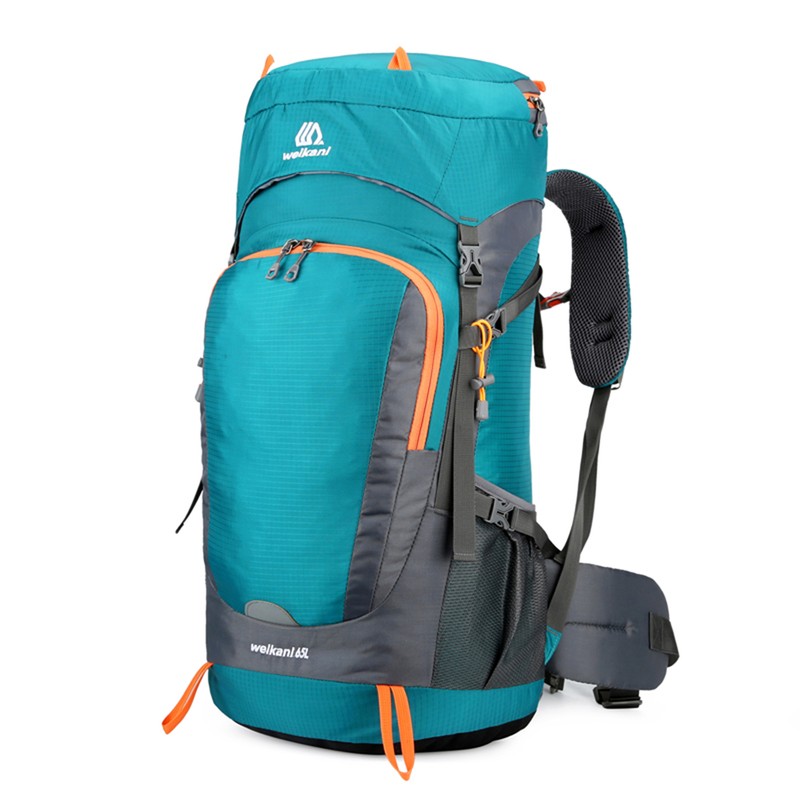 65L Water-resistant Hiking Backpack with Rain Cover Outdoor Sport Travel