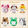 UNCLEM 6PCS Positive Crochet Animals Set Birthday Gift for Women