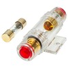 AGU Fuse Holder Gold Plated Transparent Cable Clips Up To