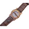 Antique Vibes Present For Men/Women Brown Leather Strap Wrist Watch